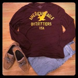 Men’s Long Sleeved American Eagle Shirt
